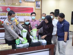 Operasi Antik Singgalang 2026, Polres Pasaman Barat Musnahkan Ratusan Gram Narkotika Jenis Sabu-Sabu