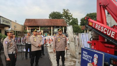 Dalam Rangka Operasi Ketupat Lodaya 2026, Kapolresta Cirebon Gelar Pengecekan Persiapan Sarana dan Prasarana