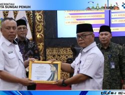 Kota Sungai Penuh Raih Penghargaan Nasional Percepatan Stunting, Komunitas 3S Juara Predikat Emas