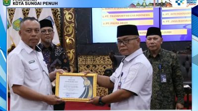 Kota Sungai Penuh Raih Penghargaan Nasional Percepatan Stunting, Komunitas 3S Juara Predikat Emas