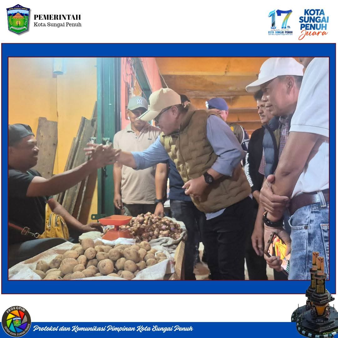 Wako Alfin Dialog bersama Pedagang dan Pengunjung Pasar