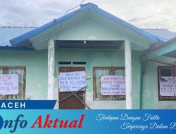 Kantor Keuchik Persiapan Puenaga Baro Kembali Beroperasi, Tuha Peut Himbau Warga Bersatu