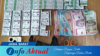 Gencar Berantas Peredaran Obat Keras Ilegal, Satres Narkoba Polresta Cirebon Ringkus Tiga Pengedar Dalam Semalam