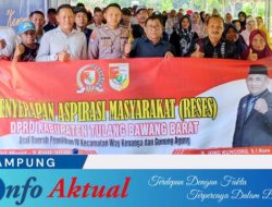 Reses di Gunung Agung, Joko Kuncoro Serap Aspirasi Masyarakat Minta Perbaikan Jalan