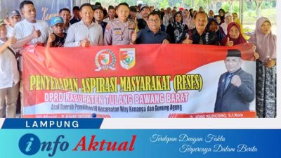 Reses di Gunung Agung, Joko Kuncoro Serap Aspirasi Masyarakat Minta Perbaikan Jalan