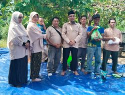 DPD Tani Merdeka Pasaman Barat Salurkan Satu Ekor Kambing untuk Warga Masyarakat Kurang Mampu