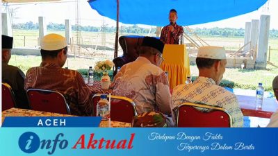 WARGA GAMPONG UTD BANGUN TPA SECARA SWADAYA, DAPAT DUKUNGAN TNI DAN TOKOH MASYARAKAT