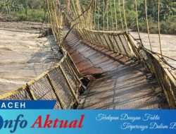 Miris! Siswa SDN Alue Lhok Terpaksa Belajar di Ruang Pustu Akibat Jembatan Rusak Parah