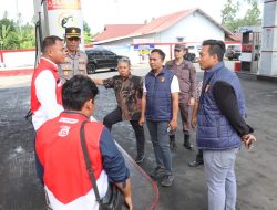 Polres Pasaman Barat Bersama Pemda dan Pertamina Gelar Sidak Distribusi BBM Bersubsidi di Sejumlah SPBU