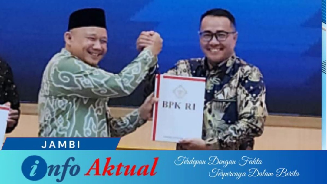 Walikota Alfin Terima WTP Ke-14, Bukti Komitmen Sungai Penuh Kelola Keuangan Daerah Secara Transparan