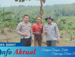 Satlantas Polres Kuningan dan Dinas Pertanian Bersinergi Pantau Pertumbuhan Jagung di Desa Cibulan