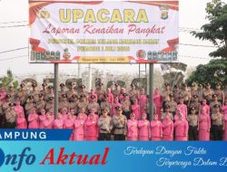 Kapolres Tulang Bawang Barat Pimpin Upacara Kenaikan Pangkat Personel Periode 1 Juli 2026