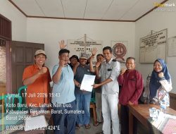 Gatot Sukoco, S.E. Resmi Daftarkan Diri sebagai Bakal Calon Wali Nagari Ophir Periode 2026–2034
