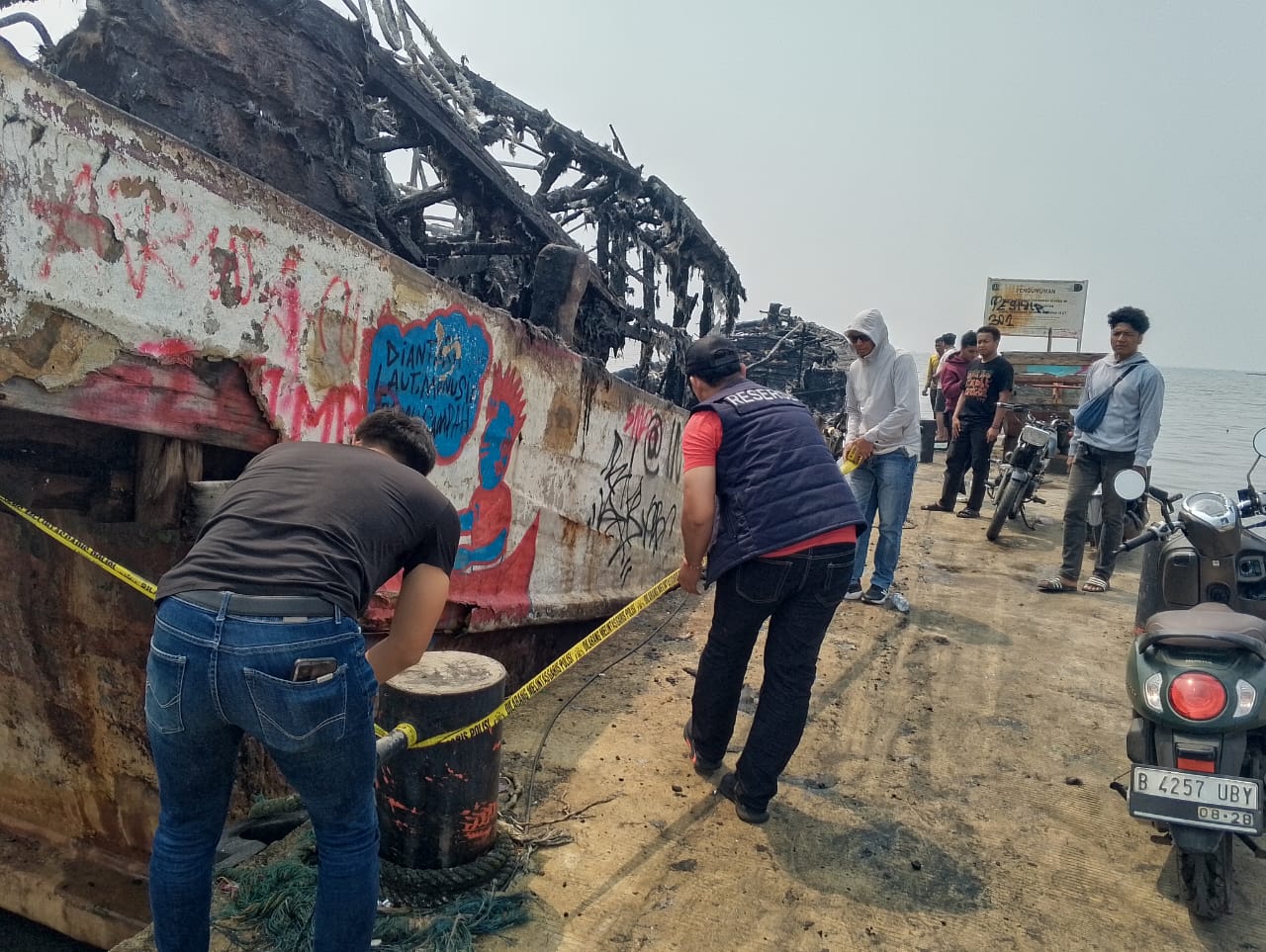 Tiga Kapal Terbakar di Dermaga Kaliadem Muara Angke, Polisi Selidiki Penyebab Kebakaran 4 IMG 20260720 WA0072
