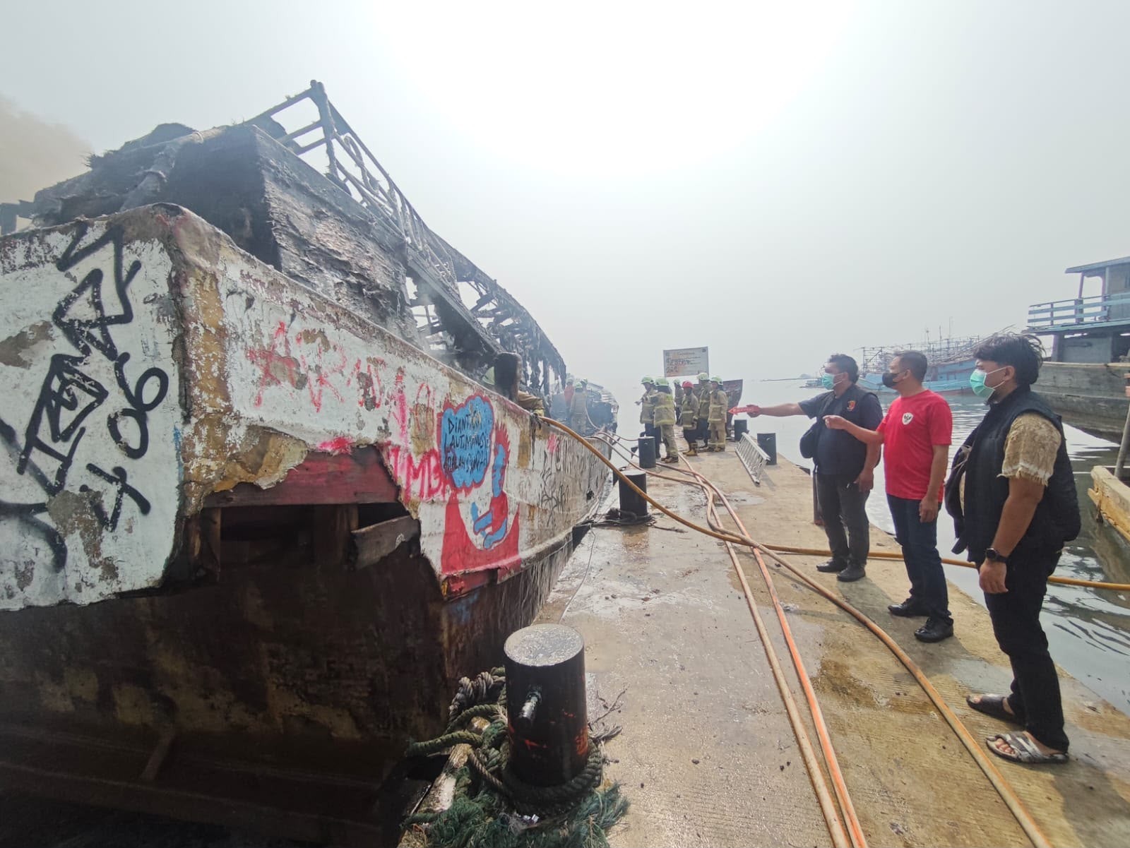 Tiga Kapal Terbakar di Dermaga Kaliadem Muara Angke, Polisi Selidiki Penyebab Kebakaran 5 IMG 20260720 WA0073