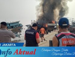 Tiga Kapal Terbakar di Dermaga Kaliadem Muara Angke, Polisi Selidiki Penyebab Kebakaran