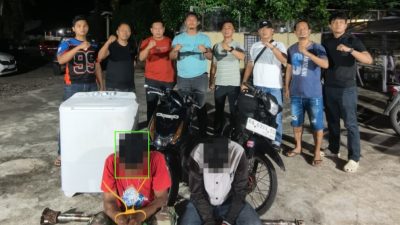 Rumah Kosong Dibobol, Dua Pelaku Diciduk Polisi! Motor, Mesin Cuci hingga Besi Baling-Baling Kapal Raib