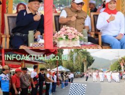 Wako Alfin dan Wawako Azhar Hamzah Buka Semaraknya Pawai HUT Kemerdekaan RI Ke – 81