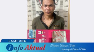 Satresnarkoba Polres Tulang Bawang Barat Ungkap Kasus Tindak Pidana Narkotika di Kecamatan Lambu Kibang