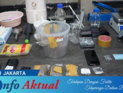 Polda Metro Bongkar Lab Rumahan Tembakau Sintetis di Gambir, Sita 251 Gram Barang Bukti