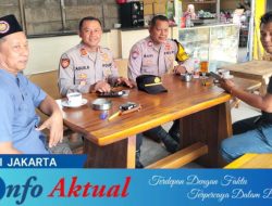 Kapolsek Cisauk Sambangi Warga, Cooling System Didorong Cegah Gangguan Kamtibmas