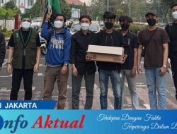 HMI Tangerang Bagikan Masker Gratis, Soroti Kesiapsiagaan Warga Hadapi Dampak Erupsi Anak Krakatau