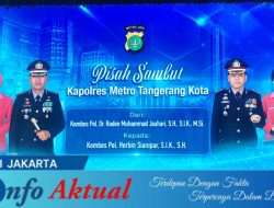 Herbin Sianipar Resmi Pimpin Polres Metro Tangerang Kota, Minta Dukungan Publik