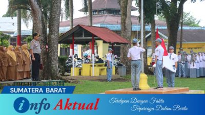 Kapolres Pasaman Barat Jadi Pembina Upacara di SMA Negeri 1 Pasaman, Tekankan Disiplin dan Bahaya Kenakalan Remaja