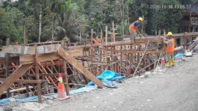 Diduga Ada Ketidaksesuaian Teknis, Proyek Perkuatan Tebing Sungai Rp579,22 Juta Jadi Perhatian Publik