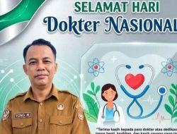 Kadinkes Pasaman dr. Yong Marzuhaili Apresiasi Pengabdian Dokter untuk Masyarakat Di Hari Dokter Nasional