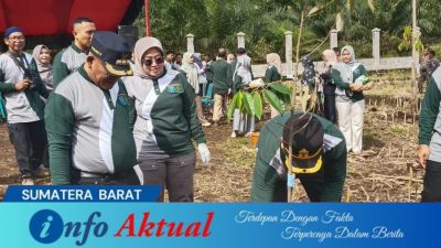 Tanam 387 Pohon Buah, Bupati Pasbar Dorong Revitalisasi Hutan Kota Padang Tujuh