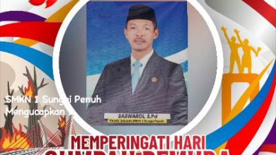 SMKN 1 Sungai Penuh menyampaikan Selamat Hari Sumpah Pemuda ke – 98 Tahun 2026