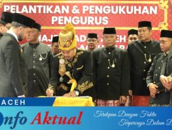 Wabup Lantik Pengurus MAA Aceh Barat Abah Mawardi kembali Pegang Kendali