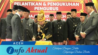 Wabup Lantik Pengurus MAA Aceh Barat Abah Mawardi kembali Pegang Kendali